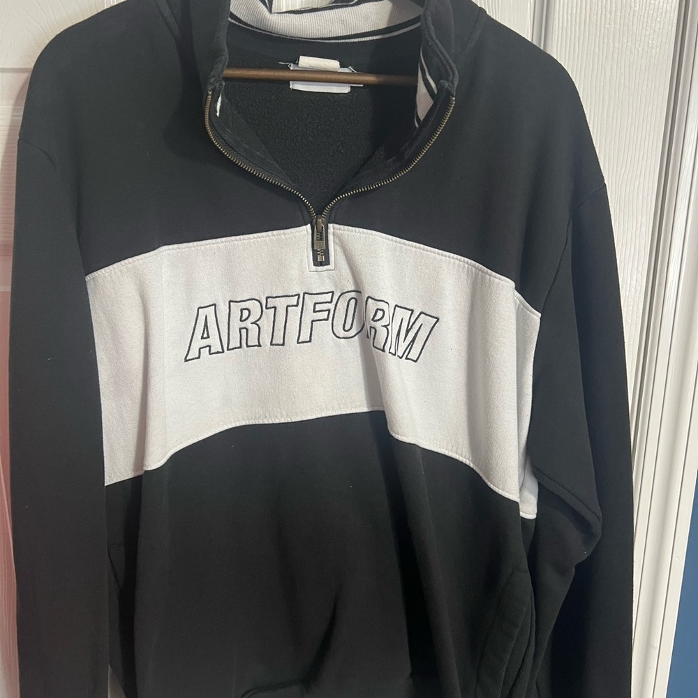 Black and White Lightweight Jacket